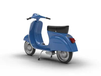 Vespa 125 ET3 1967 3d model 3D model