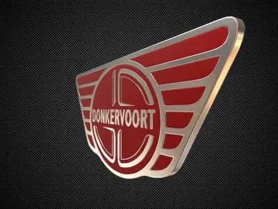 donkervoort logo 3D model