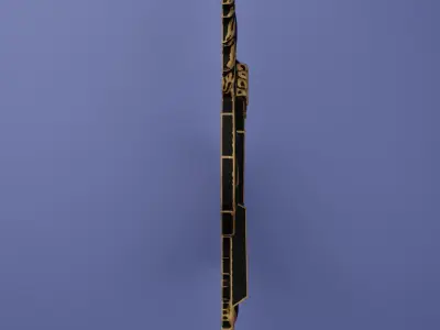 Custom Car Dragon Logo for 3D print 3D print model