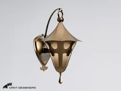 Antique Light Fixture 3D model