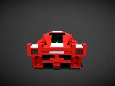 Lego Ferrari FFX 3D model