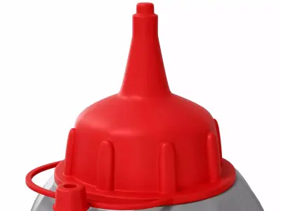 glue bottle-01 3D model