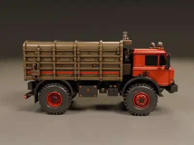 combat truck 3D print model by CRS3D