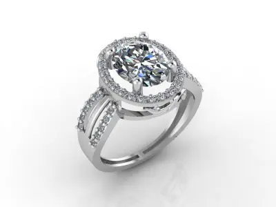 Mini Set Ring Pendant Earrings STL 3DM Womens Jewelry 3D print model