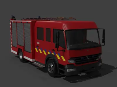 fire truck 3D model