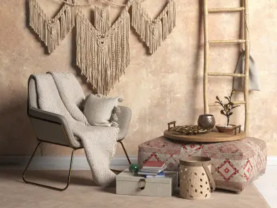 Archmodels vol 266 - collection of furniture and props 3D model