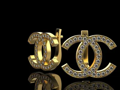 Earring model 67 3D print model