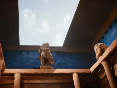 Roman Grave - Unreal Engine Low-poly 3D model