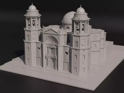 Cadiz Cathedral 3D model