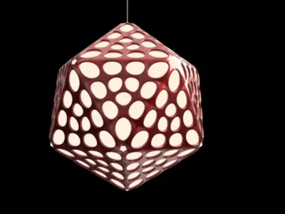 Parametric Lamp Design Grasshopper Rhino 3d Files Download 3D model