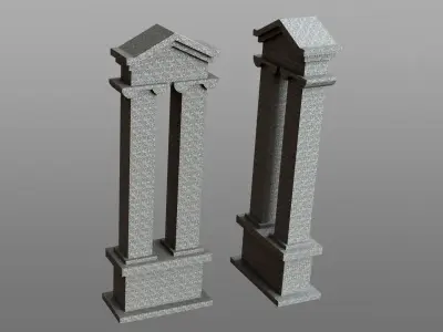 Pillar 1 3D model