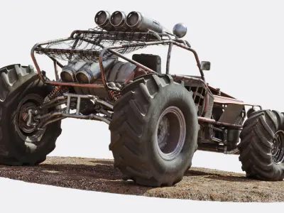 Buggy off road vehicle 3D model
