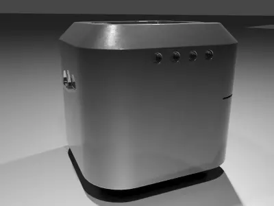 Sci Fi box Free 3D model buy