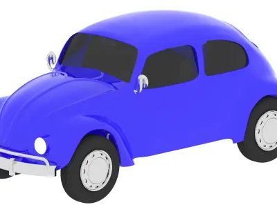 Beetle Classic Free 3D model