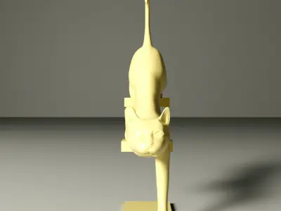CAT SCULPTURE 3D print model