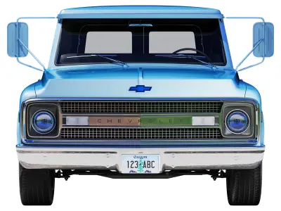 Chevrolet suburban 1969 panel truck 3D model
