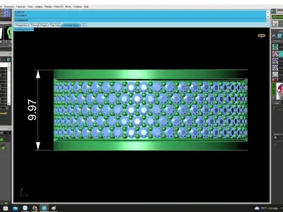 Luxury Wide Band Full Pave Ring  4522 3D print model