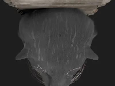 Pantera Pen Stuffed 3D model