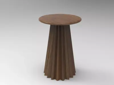 Moony Stool Low-poly 3D model