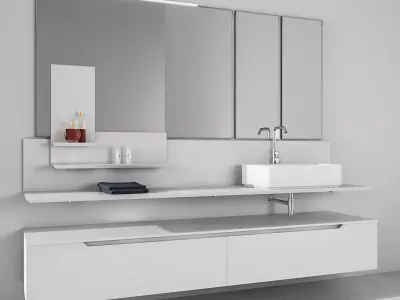 Bathroom furniture set Arcom Moov 2 3D model