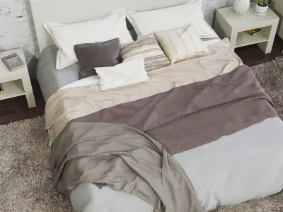 Marta bedroom furniture - bedroom furniture 3D model