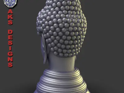 Gautam buddha v1 Penholder flowerpot home decoration 3D print model