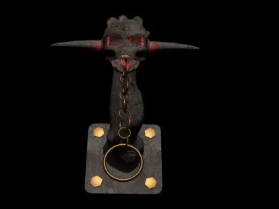 Game Assets Hell Trigger 3D model