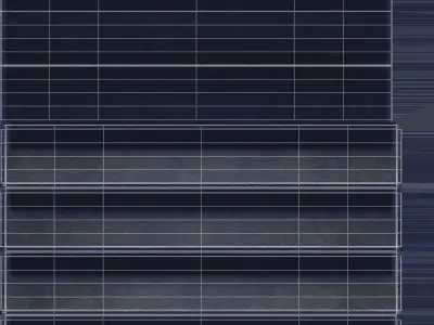 Wall Stair Generic Pura Architecture Element 3D model