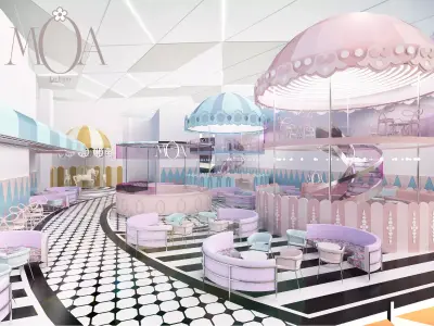 COFFEE SHOP 3D MODEL 3D model