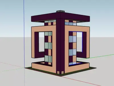 Magical Cube Tower 3D model