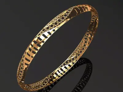 1173 Perfora Halo Bangle 5gm 3D print model