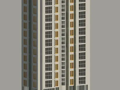 Apartment Project Revit Model 3D model