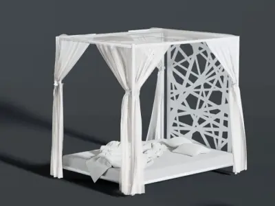 Exterior Garden Bed Free 3D model