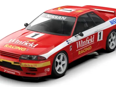 Nissan Skyline GTR R32 Winfield Racing 3D model