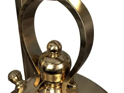 table clock 3D model