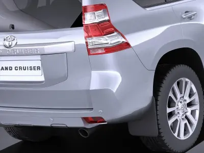Toyota Land Cruiser 2015 VRAY 3D model