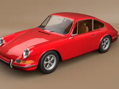 Porsche 911 1969 3D model
