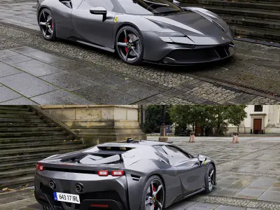 Ferrari  SF90 3D model