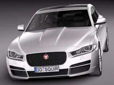 Jaguar XE 2016 3D model