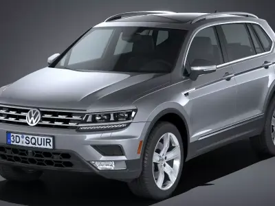 Volkswagen Tiguan Allspace 2018 3D model