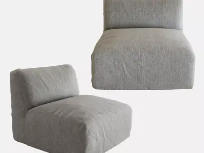Armchair Casual 3D model