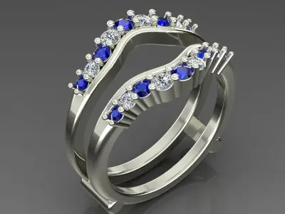 Band Ring 3D print model