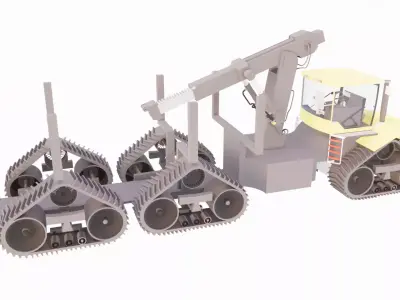 lifting and pulling machines  3D print model