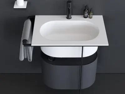 Ceramica Cielo Kyros Washbasin 3D model