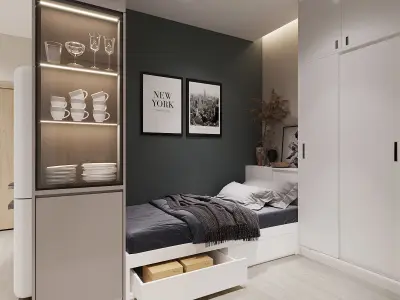 Interior Scene 3D model  3D model