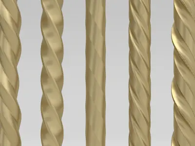 Twisted Column 3D model