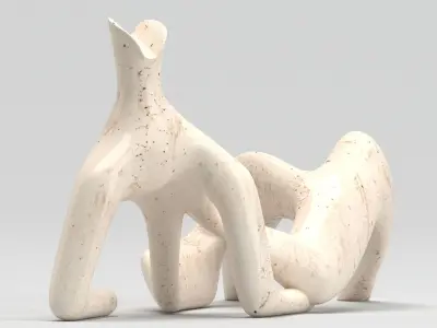Henry Moore Sculpture 3D model