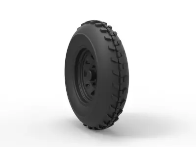 Front wheel for Dune Buggy 2 3D print model