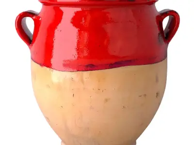 Terracotta Vase or Pot 6 3D model