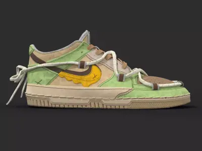 Custom Nike Dunk 3D model